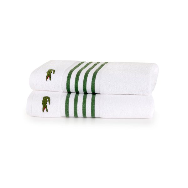 LCOURTLINE Vert Bath Sheet by Lacoste Cheap