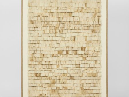 Ladrar Bark Wall Art 76 X 101Cm Natural by Florabelle Online