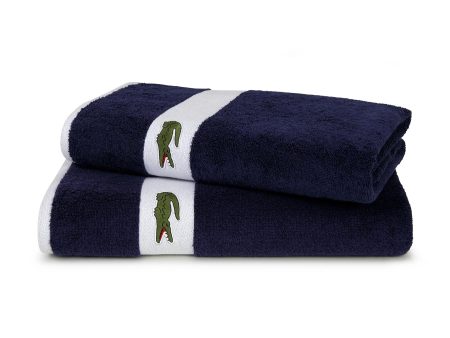 LCASUAL Marine Bath Towel by Lacoste on Sale