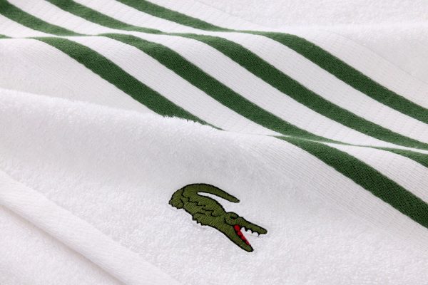 LCOURTLINE Vert Bath Sheet by Lacoste Cheap