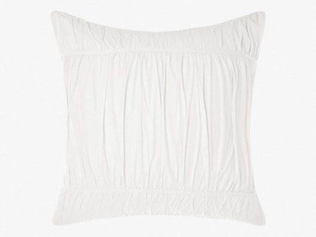 Layla White European Pillowcase by Linen House Online now