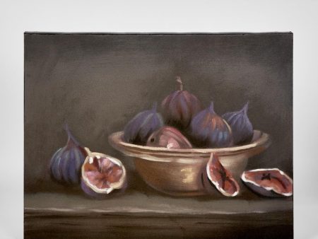 Bowl W Figs Painting Wall Art by Florabelle Supply