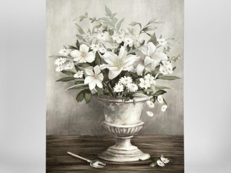 Lillies And Daisies Wall Art by Florabelle For Cheap