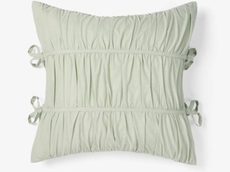 Layla Seafoam Square Filled Cushion by Linen House Online