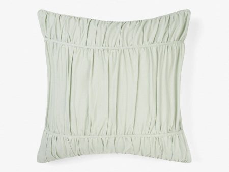 Layla Seafoam European Pillowcase by Linen House Online