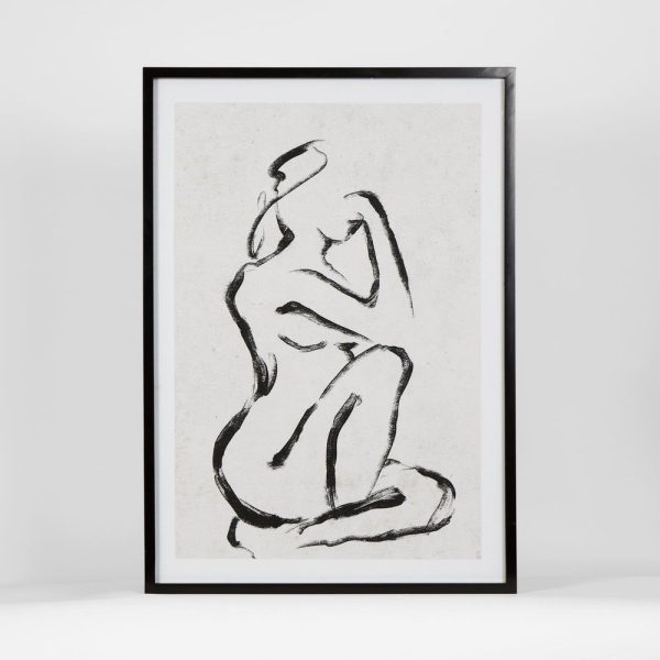 Female Silohuette Wall Art B by Florabelle Cheap