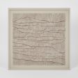 Ladrar Bark Wall Art Square Ecru by Florabelle For Cheap