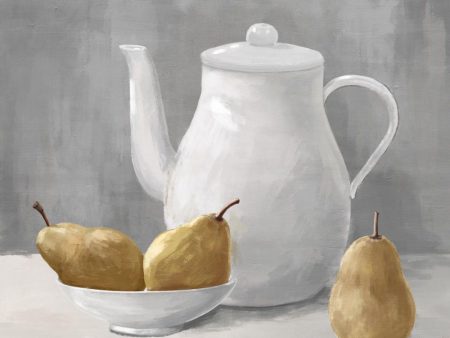 Teapot & Pears Painting Wall Art Online Hot Sale