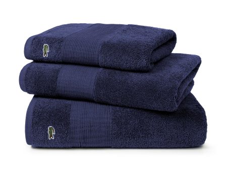 LLECROCO Marine 600gsm Bath Towel Collection by Lacoste For Cheap