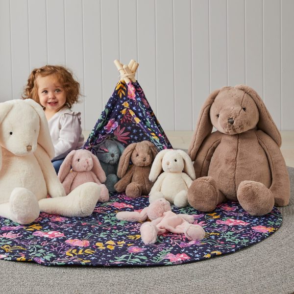 EXTRA LARGE Bunny Soft Toy PINK by Jiggle & Giggle For Cheap