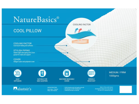 Alastair s NatureBasics Medium Firm Cool Pillow Discount