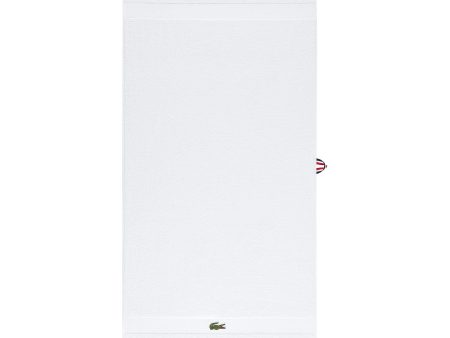 LCASUAL Blanc Bath Sheet by Lacoste For Sale