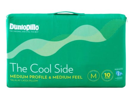 The Cool Side Latex Pillow Medium Profile & Medium Feel Pillow by Dunlopillo Hot on Sale