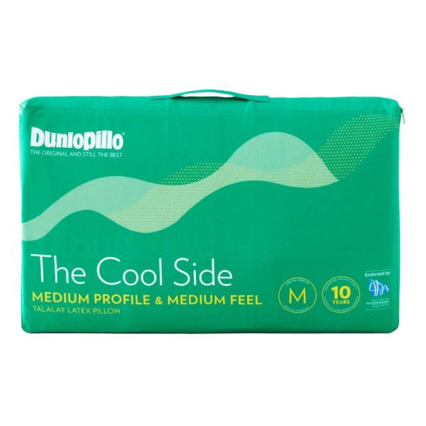 The Cool Side Latex Pillow Medium Profile & Medium Feel Pillow by Dunlopillo Hot on Sale