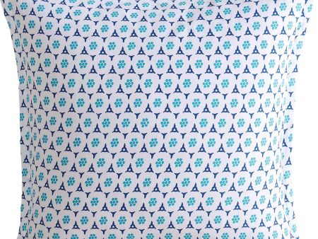 Avalon Blue European Pillowcase by Logan and Mason Sale