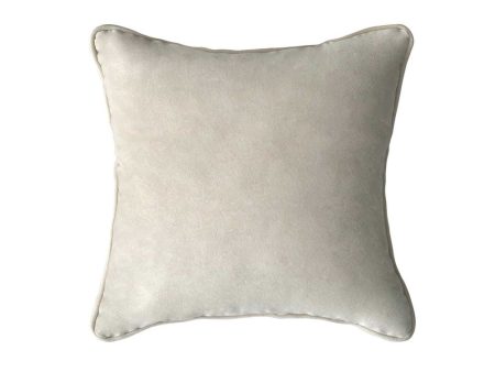 55Cm Throw Cushion Cream Velvet by Florabelle For Discount