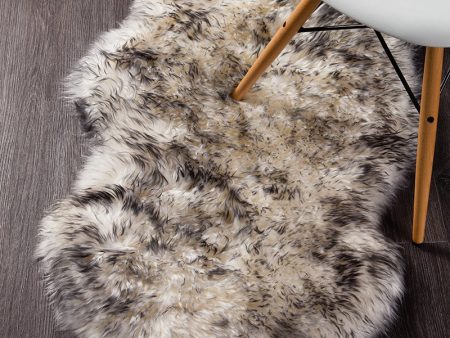 Natural New Zealand Sheep Skin Rug (Ombre) by Rug Culture For Discount