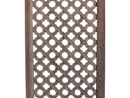 Yunnan Pine 120 Year Old Wooden Cross Panel on Sale