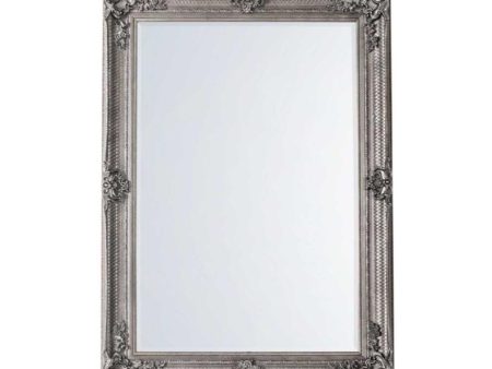 Abbey Rectangle Mirror Silver by Florabelle Supply