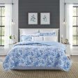 Brighton Delft Blue Coverlet Set by Laura Ashley Online Hot Sale