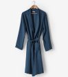 Nimes Navy Robe by Linen House For Cheap