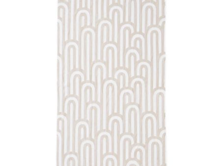 HiLo Beach Towel Arcade - Sand by Bambury Cheap