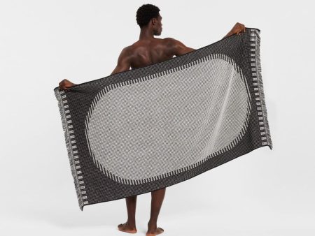 Scalla Ebony Beach Towel by Sheridan Online Sale