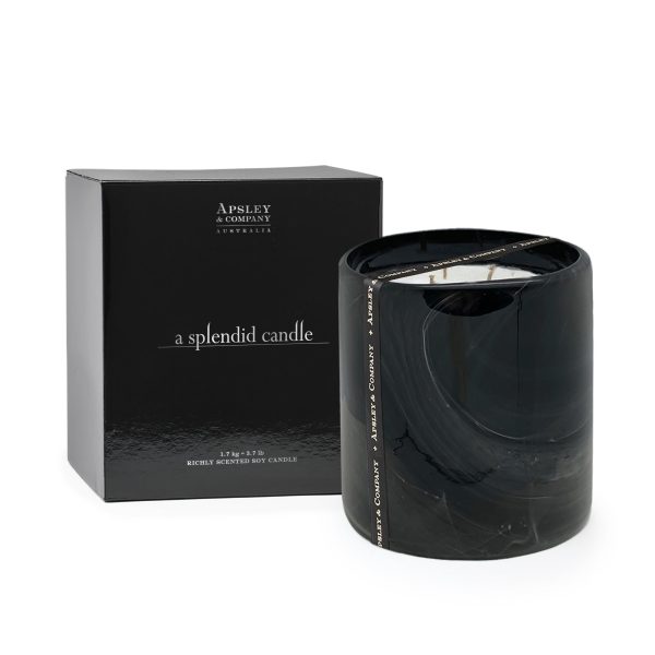 Luxury Candle Tempest 1.7kg by Apsley and Company Hot on Sale