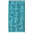 HiLo Beach Towel Arcade - Turquoise by Bambury Online