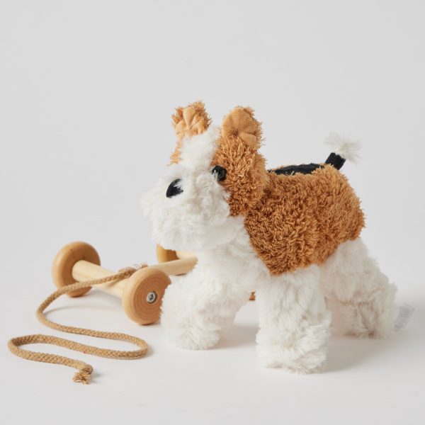 Dog Plush Pull Along by Jiggle & Giggle Hot on Sale