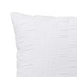 Cosmo White Cushion 43 x 43cm by Bianca Cheap