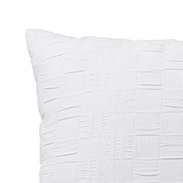 Cosmo White Cushion 43 x 43cm by Bianca Cheap