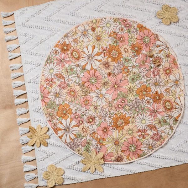 Flower Power Playmat by Linen House Kids Discount