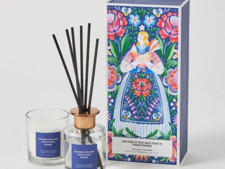 No One Is You And That Is Your Power Candle & Diffuser Gift Set by Pilbeam Living Sale