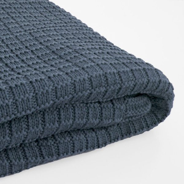 Tanami Throw BLUESTONE by Bambury For Discount