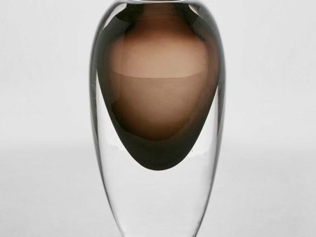 Jaylen Vase Tall Amber Online now