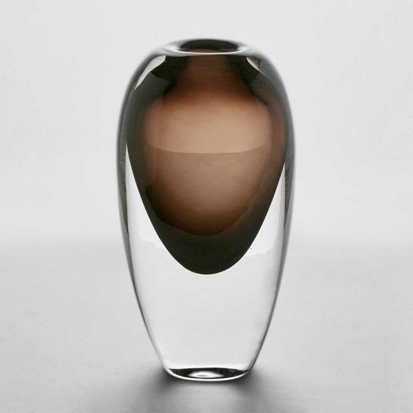 Jaylen Vase Tall Amber Online now