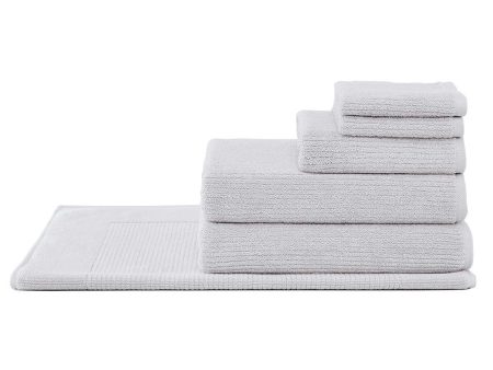 Living Textures Trenton 6 PIECE TOWEL PACK by Sheridan SILVER GREY Discount