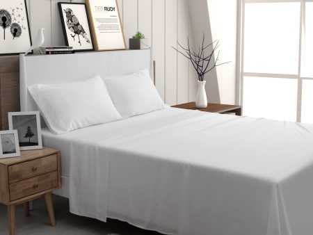 Tencel®Eco Touch White Sheet Set by Bambi For Discount