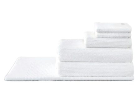 Living Textures Trenton 6 PIECE TOWEL PACK by Sheridan WHITE Online Hot Sale