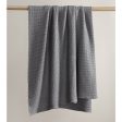 Urban Charcoal Waffle Blanket by Private Collection Cheap