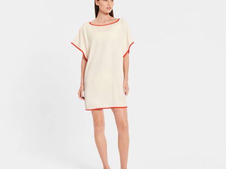 Freddie Kaftan Dress in Salt by Sheridan For Cheap