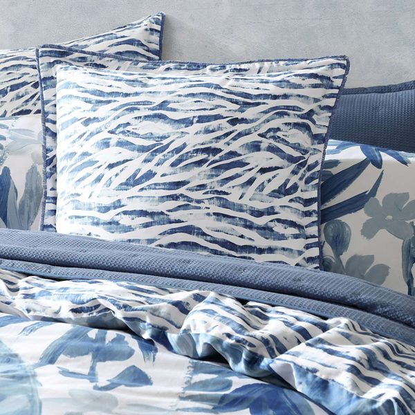 Atherton Blue Quilt Cover Set by Logan and Mason Fashion