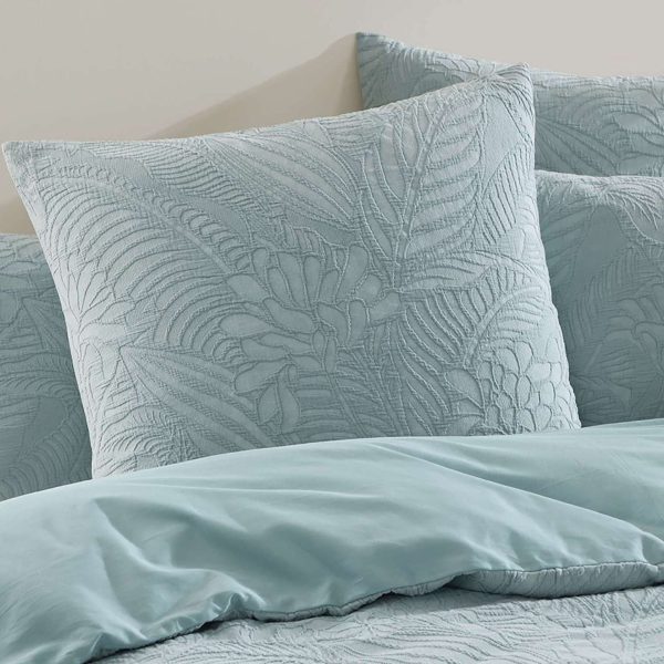 Kaia Sage Quilt Cover Set by Logan and Mason Platinum Online