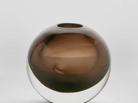 Jaylen Vase Round Amber For Discount