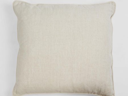 55Cm Throw Cushion Ivory by Florabelle Discount