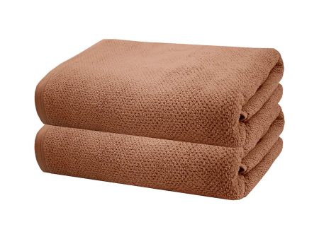 Angove WOODROSE Bath Sheet  2 Pack  by Bambury Online now