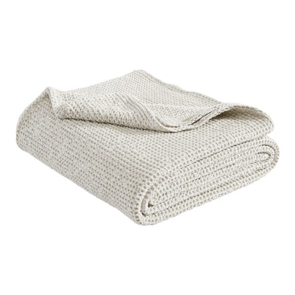 Urban Stone Waffle Blanket by Private Collection Supply