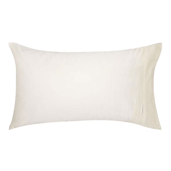 400TC Egyptian Cotton Vanilla KING Pillowcase Pair by Logan and Mason Online now