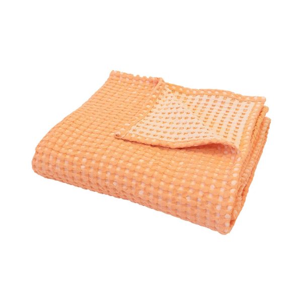 Dora Throw Peach by Bambury Online now